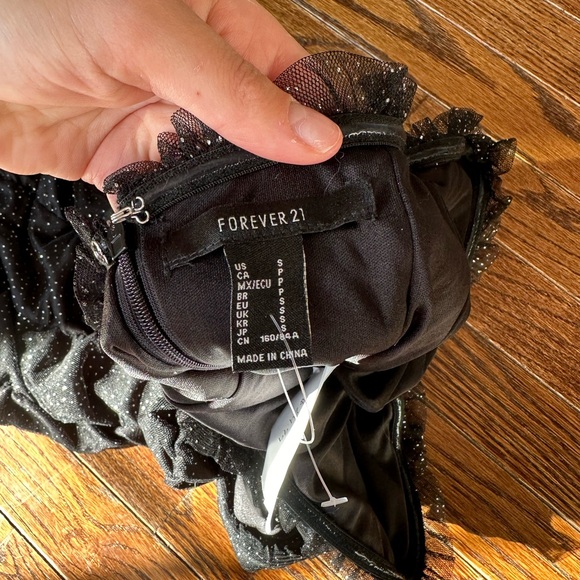 Forever 21 size small black sparkly dress - Picture 6 of 7